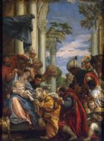 Paolo Veronese - Bilder Gemälde - Adoration of the Magi