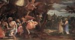 Paolo Veronese - Bilder Gemälde - Baptism and Temptation of Christ