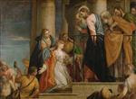 Paolo Veronese - Bilder Gemälde - Christ and the Woman with the Issue of Blood