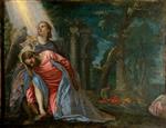Paolo Veronese - Bilder Gemälde - Christ in the Garden of Gethsemane