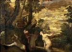Paolo Veronese  - Bilder Gemälde - Diana and Actaeon
