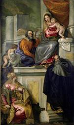 Paolo Veronese  - Bilder Gemälde - Giustiniani Altarpiece