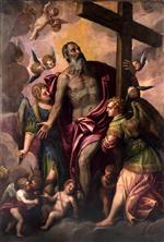 Paolo Veronese  - Bilder Gemälde - God the Father Holding the Cross of his Son
