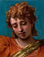 Paolo Veronese  - Bilder Gemälde - Head of Saint Michael