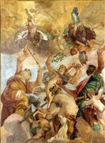 Paolo Veronese  - Bilder Gemälde - Jupiter, Apollo, Diana and Mars