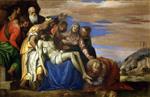 Paolo Veronese  - Bilder Gemälde - Lamentation over the Dead Christ