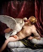 Paolo Veronese  - Bilder Gemälde - Leda and the Swan
