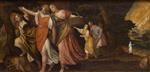 Paolo Veronese  - Bilder Gemälde - Lot and his Daughters Fleeing from Sodom