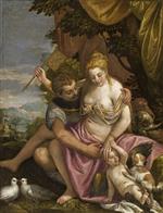 Paolo Veronese  - Bilder Gemälde - Mars and Venus