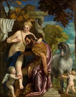 Paolo Veronese  - Bilder Gemälde - Mars and Venus United by Love