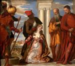 Paolo Veronese  - Bilder Gemälde - Martyrdom of Saint Justina