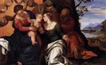 Paolo Veronese  - Bilder Gemälde - Mystical Marriage of St Catherine