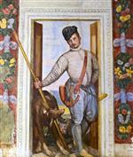 Paolo Veronese  - Bilder Gemälde - Nobleman back from the Hunt