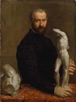 Paolo Veronese  - Bilder Gemälde - Portrait of Alessandro Vittoria