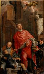 Paolo Veronese  - Bilder Gemälde - Saint Pantaleon Healing a Child or The Conversion of Saint Pantaleon