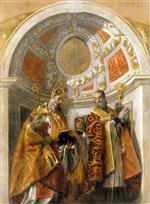 Paolo Veronese  - Bilder Gemälde - Saints Geminianus and Severus