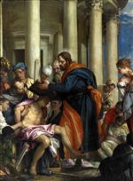 Paolo Veronese  - Bilder Gemälde - St Barnabas Healing the Sick