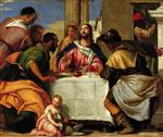 Paolo Veronese  - Bilder Gemälde - Supper at Emmaus