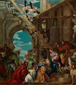 Paolo Veronese  - Bilder Gemälde - The Adoration of the Kings
