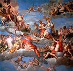 Paolo Veronese  - Bilder Gemälde - The Coronation of Hebe