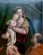 Paolo Veronese  - Bilder Gemälde - The Holy Family