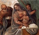 Paolo Veronese  - Bilder Gemälde - The Holy Family