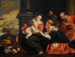 Paolo Veronese  - Bilder Gemälde - The Mystic Marriage of Saint Catherine