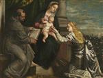 Paolo Veronese  - Bilder Gemälde - The Mystic Marriage of Saint Catherine
