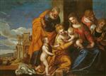 Paolo Veronese  - Bilder Gemälde - The Mystic Marriage of Saint Catherine of Alexandria
