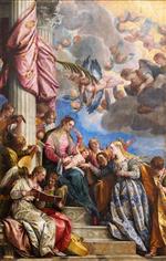 Paolo Veronese  - Bilder Gemälde - The Mystic Marriage of Saint Catherine of Alexandria