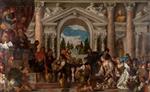 Paolo Veronese  - Bilder Gemälde - The Queen of Sheba Offering Gifts to Solomon