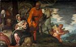 Paolo Veronese  - Bilder Gemälde - The Rest on the Flight into Egypt