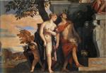 Paolo Veronese  - Bilder Gemälde - Venus and Mercury presenting her son Anteros to Jupiter