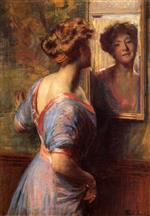 Thomas Pollock Anshutz - Bilder Gemälde - A Passing Glance