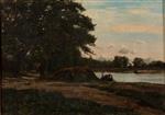 Thomas Pollock Anshutz - Bilder Gemälde - Landscape with Figures