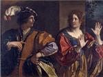 Giovanni Francesco Guercino - Bilder Gemälde - Amnon and Tamar