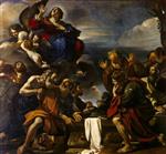 Giovanni Francesco Guercino - Bilder Gemälde - Assumption of the Virgin