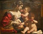 Giovanni Francesco Guercino - Bilder Gemälde - Christian Charity