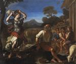 Giovanni Francesco Guercino - Bilder Gemälde - Erminia and the Shepherds