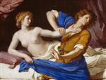 Giovanni Francesco Guercino - Bilder Gemälde - Joseph and Potiphar's Wife