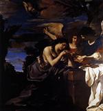 Giovanni Francesco Guercino - Bilder Gemälde - Mary Magdalen and the Two Angels