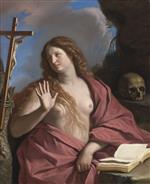 Giovanni Francesco Guercino - Bilder Gemälde - Penitent Magdalen