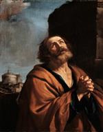 Giovanni Francesco Guercino  - Bilder Gemälde - Saint Peter Penitent