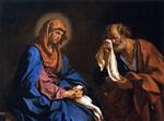 Giovanni Francesco Guercino  - Bilder Gemälde - Saint Peter Weeping before the Virgin