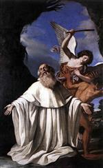 Giovanni Francesco Guercino  - Bilder Gemälde - Saint Romuald