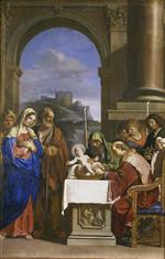 Giovanni Francesco Guercino  - Bilder Gemälde - The Circumcision