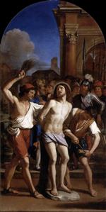 Giovanni Francesco Guercino  - Bilder Gemälde - The Flagellation of Christ