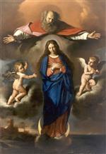 Giovanni Francesco Guercino  - Bilder Gemälde - The Immaculate Conception