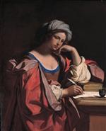 Giovanni Francesco Guercino  - Bilder Gemälde - The Persian Sibyl