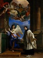 Giovanni Francesco Guercino  - Bilder Gemälde - The Vocation of Saint Aloysius